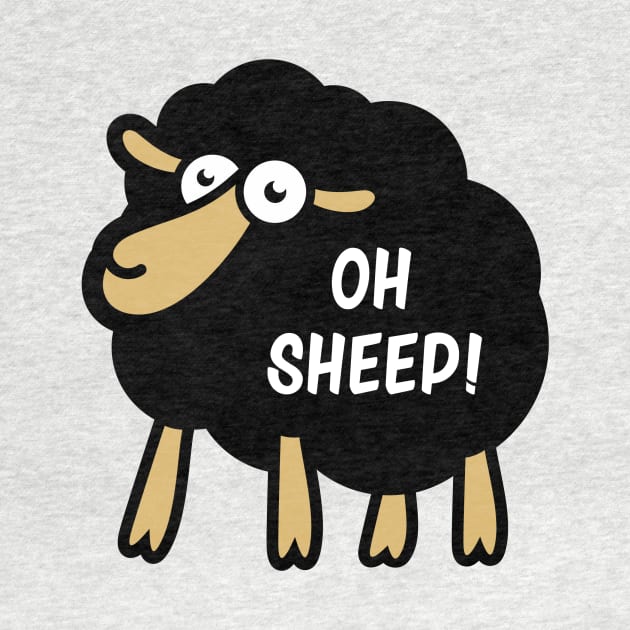 Funny Black Sheep by S_Art Design